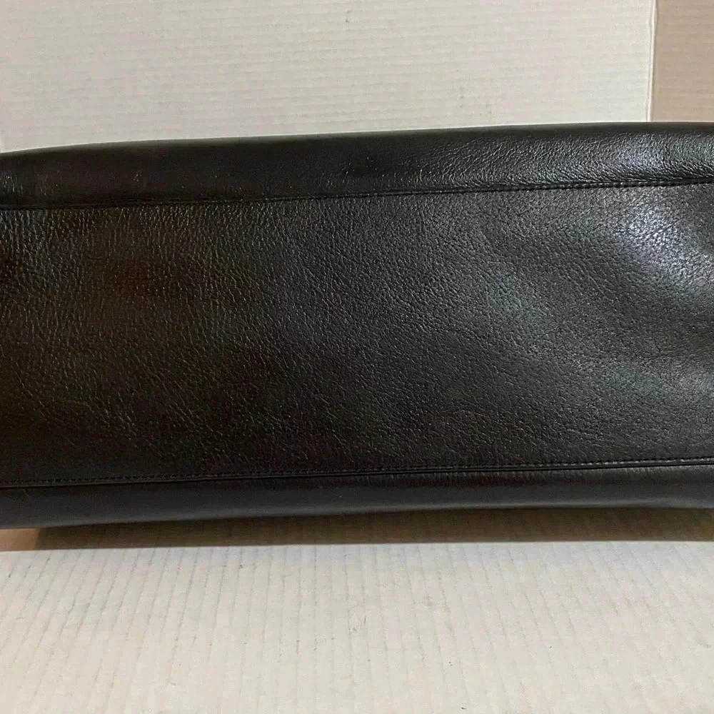 Kate spade black leather satchel handbag